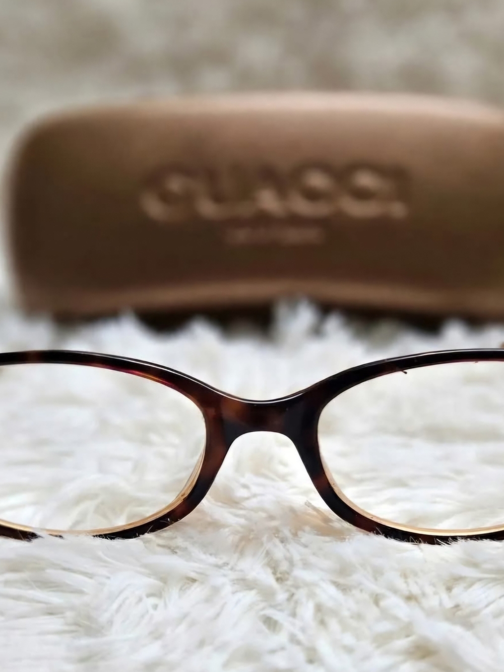 COACH LANNIE 546 Tortoise Flower Crystal Eyeglasses with Original Signature Case